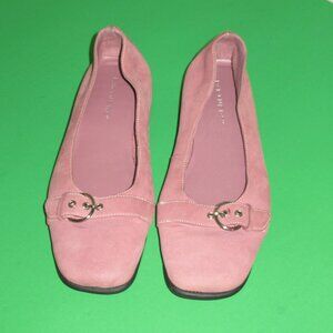 Partners Women's Bonny Shoes Size 8 1/2 M Rose Color Suede Leather